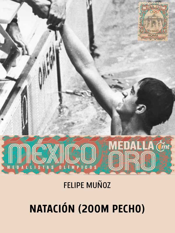 Felipe Muñoz - Natación - Oro - México 1968