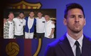 La foto de Messi con los jugadores del PSG, en Ibiza, no fue un anticipo de su salida. (Foto: AFP)