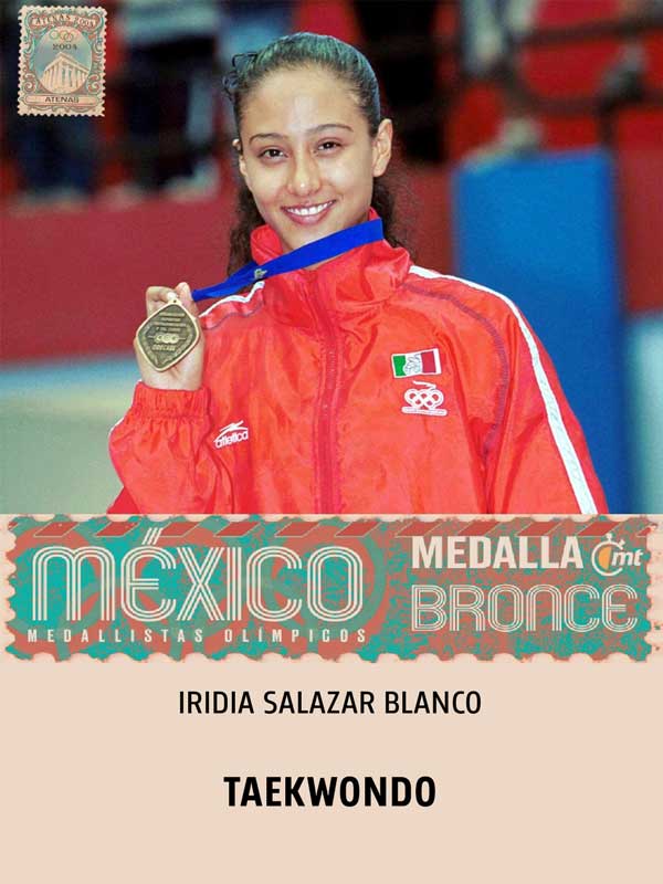 Iridia Salazar: Taekwondo - Bronce - Atenas 2004