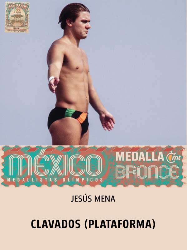 Jesús Mena: Clavados - Bronce - Seúl 1988