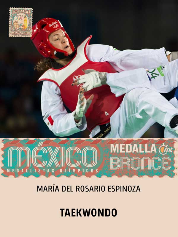 María Espinoza: Taekwondo - Bronce - Londres 2012