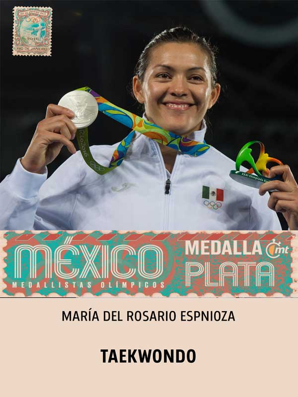 María del Rosario Espinoza: Taekwondo - Plata - Río 2016