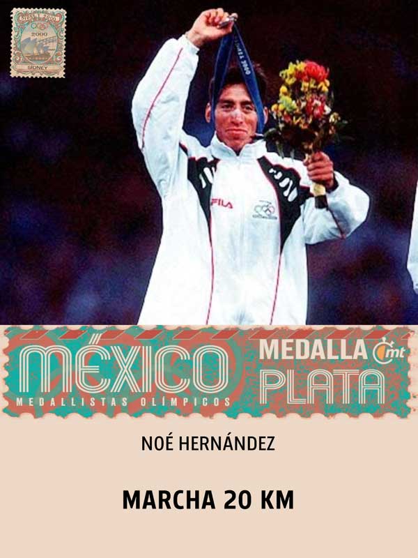 Noé Hernández: Marcha 20 km - Plata - Sidney 2000