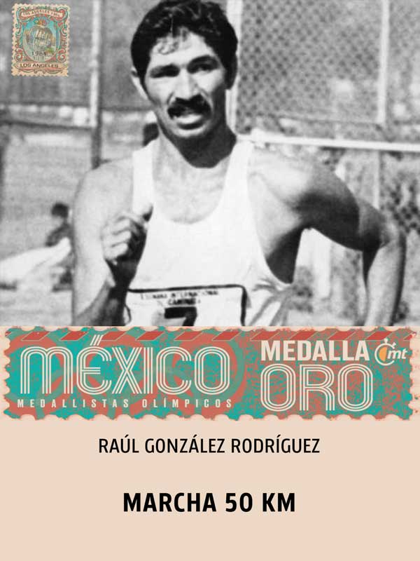 Raúl González: Marcha 50 km - Oro - Los Angeles 1984