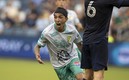 Omar Fernández en la celebración de un gol. Foto: Mexsport