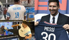 Con una playera de 'Fuck Messi', el hincha del Marsella destrozó televisiones en una tienda. (AFP | YouTube)