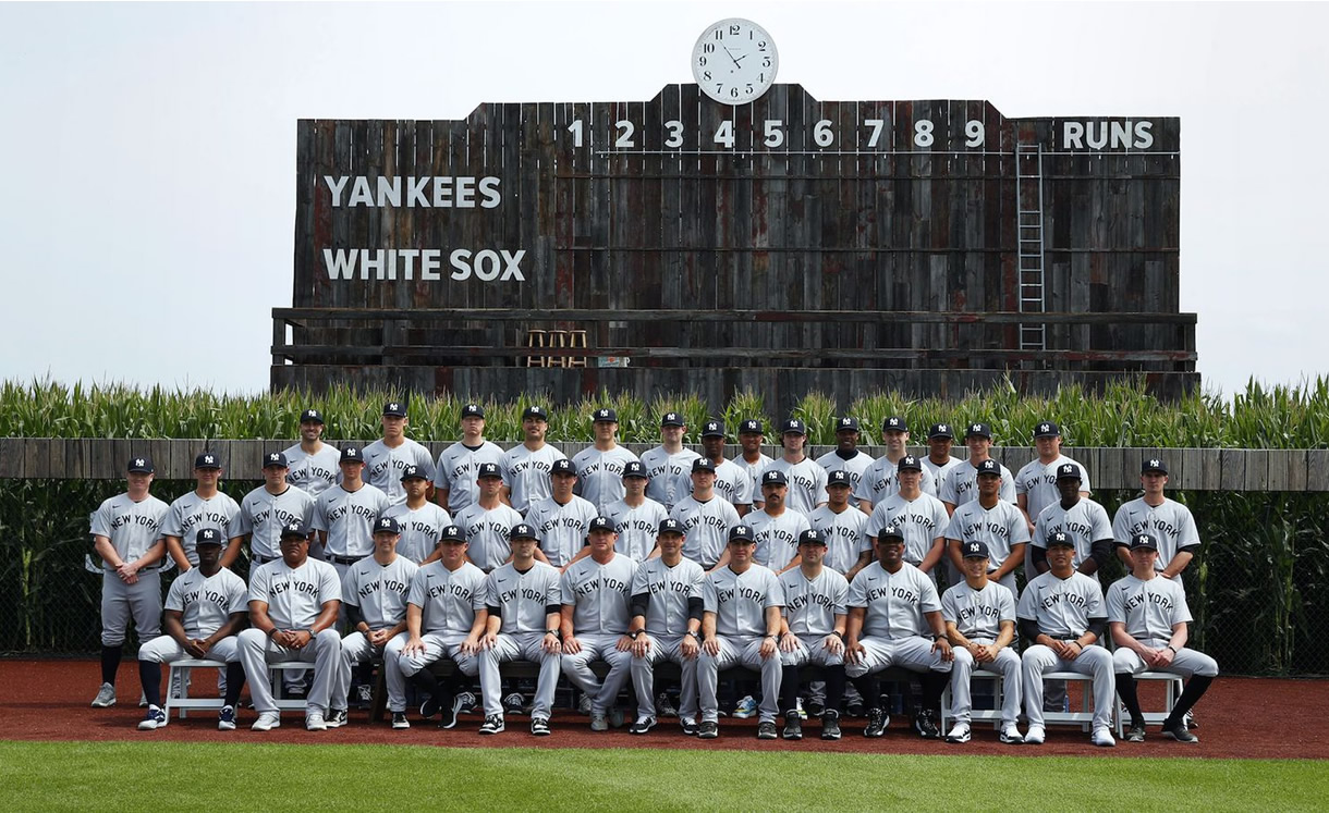 Ahora la foto oficial de los New York Yankees