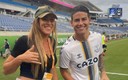La brasilera Natalia Guitler fue la afortunada en quedarse con el jersey de James Rodríguez (Instagram @nataliaguitler)