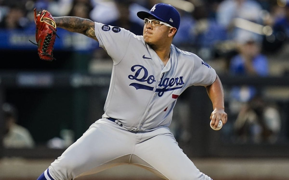 Julio Urías es co-líder de juegos ganados en MLB con 13 victorias. (MLB.com)