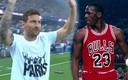 La canción 'Sirius' de los Chicago Bulls acompañó a Messi en su presentación. (TW: @PSG_Inside / @ChicagoBulls)
