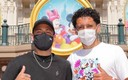 Neymar paso un día de diversión en Disneyland Paris (Instagram @ neymarjr)