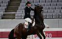 Annika Schleu fue demandada por maltratar a su caballo en Tokio 2020 (AFP)
