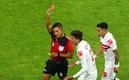 Haret Ortega ve la tarjeta roja ante Cruz Azul. Foto: Imago7