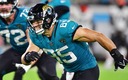 Tim Tebow como ala cerrada de los Jaguars. (Foto: AFP)