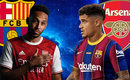 Coutinho y Aubameyang podrían cambiar de aires este mismo verano