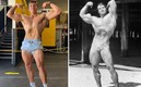Joseph Baena tiene un gran parecido a su padre, Arnold Schwarzenegger.