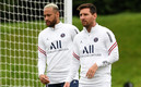 Messi y Neymar siguen su preparación física. (FOTO: AFP)