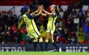 Pelayo y Flores consiguieron los goles 299 y 300 de las Águilas. Foto: Imago7