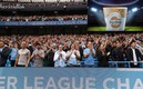 ¿Qué tal un partido en el Etihad Stadium con bebida caliente en vaso comestible?. Foto: Reuters