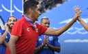 Jorge Campos fue el DT en el Skill Challenge. (Foto: Liga MX)