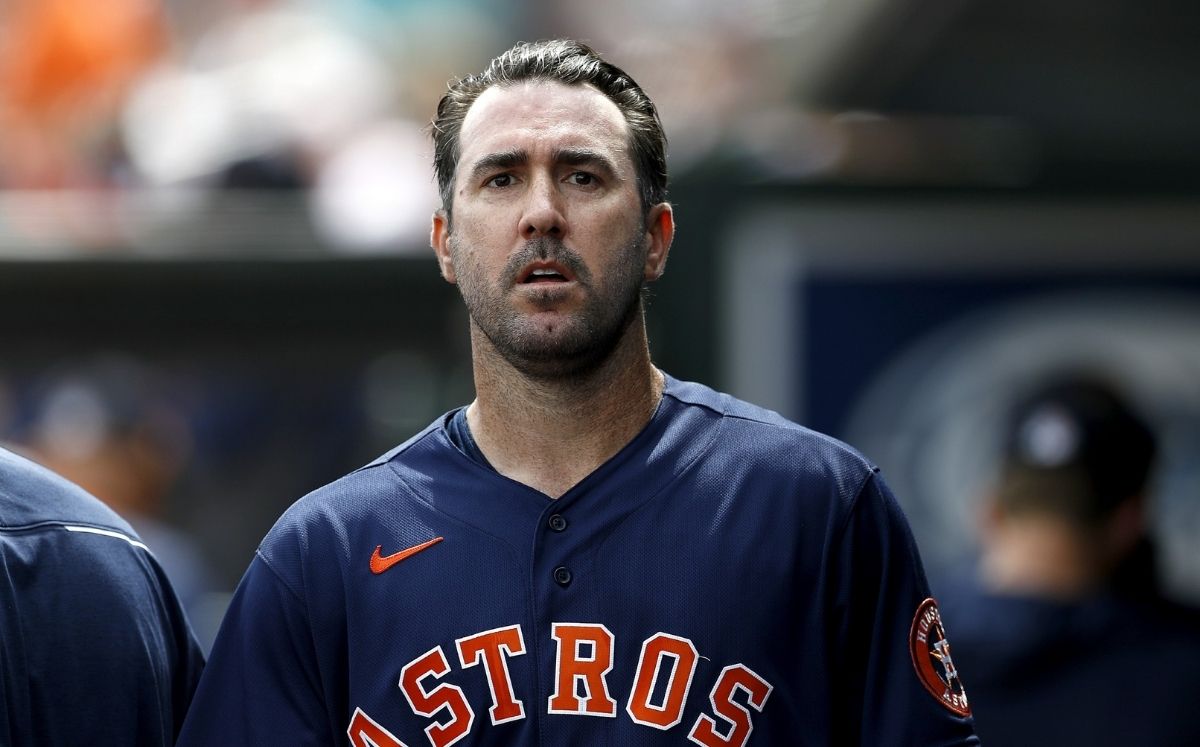 Justin Verlander se sometió a la cirugía Tommy John en octubre de 2020. (AP)
