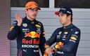 Max Verstappen afirmó estar feliz por la renovación de Checo Pérez con Red Bull (AP)