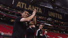 Pineda tuvo un buen recibimiento. en su debut como DT Foto: Twitter Atlanta United
