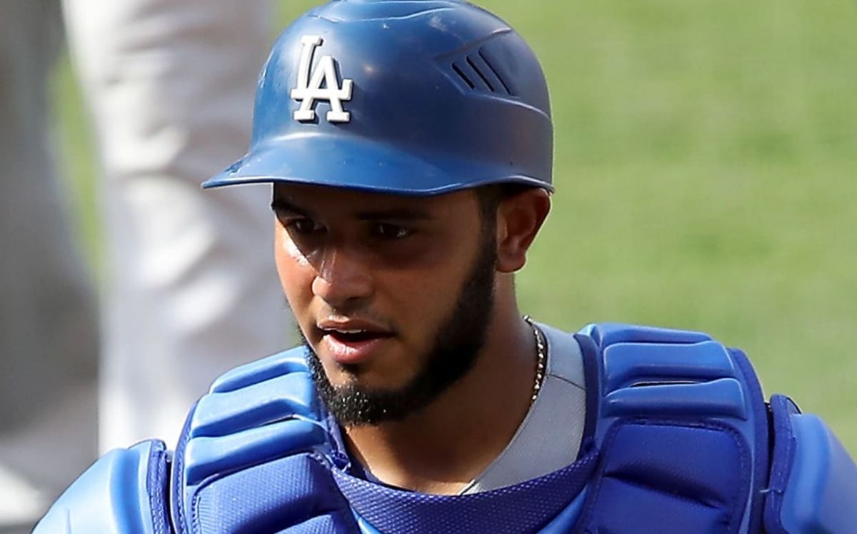 Keibert Ruíz fue enviado a Washington en la fecha límite de cambios de 2021. (MLB.com)