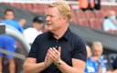 Ronald Koeman se mostró muy satisfecho por el triunfo del Barcelona ante el Getafe (AFP)