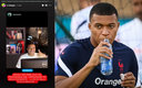 La historia que Kylian Mbappé compartió en redes sociales. (Instagram | AFP)