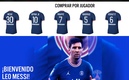 En la tienda en línea aún aparece Mbappé. (Foto: captura de pantalla)