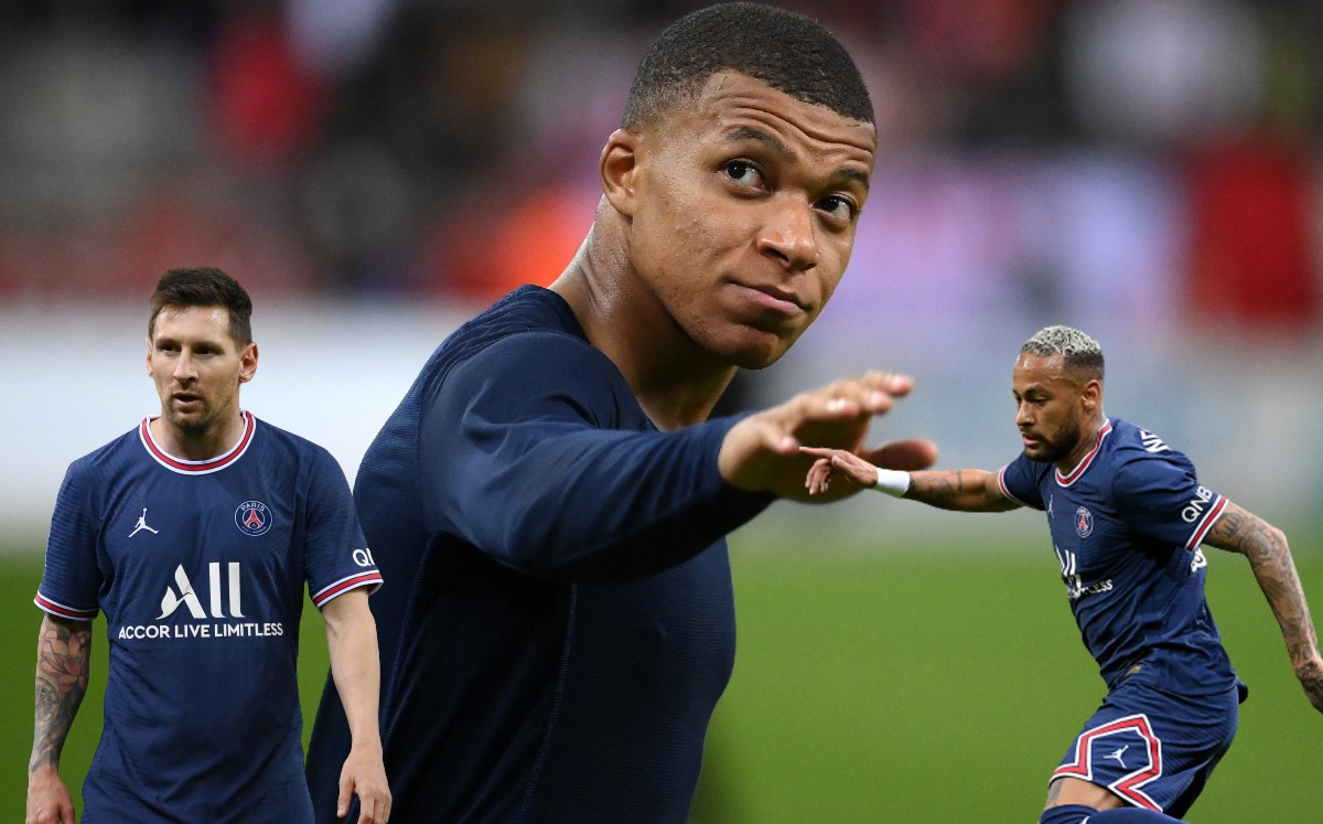 Kylian Mbappé se mantendrá con el PSG toda esta temporada. FOTOS: AFP.