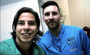 Diego Lainez presumió foto con Leo Messi. (FOTO: Diego Lainez Instagram)