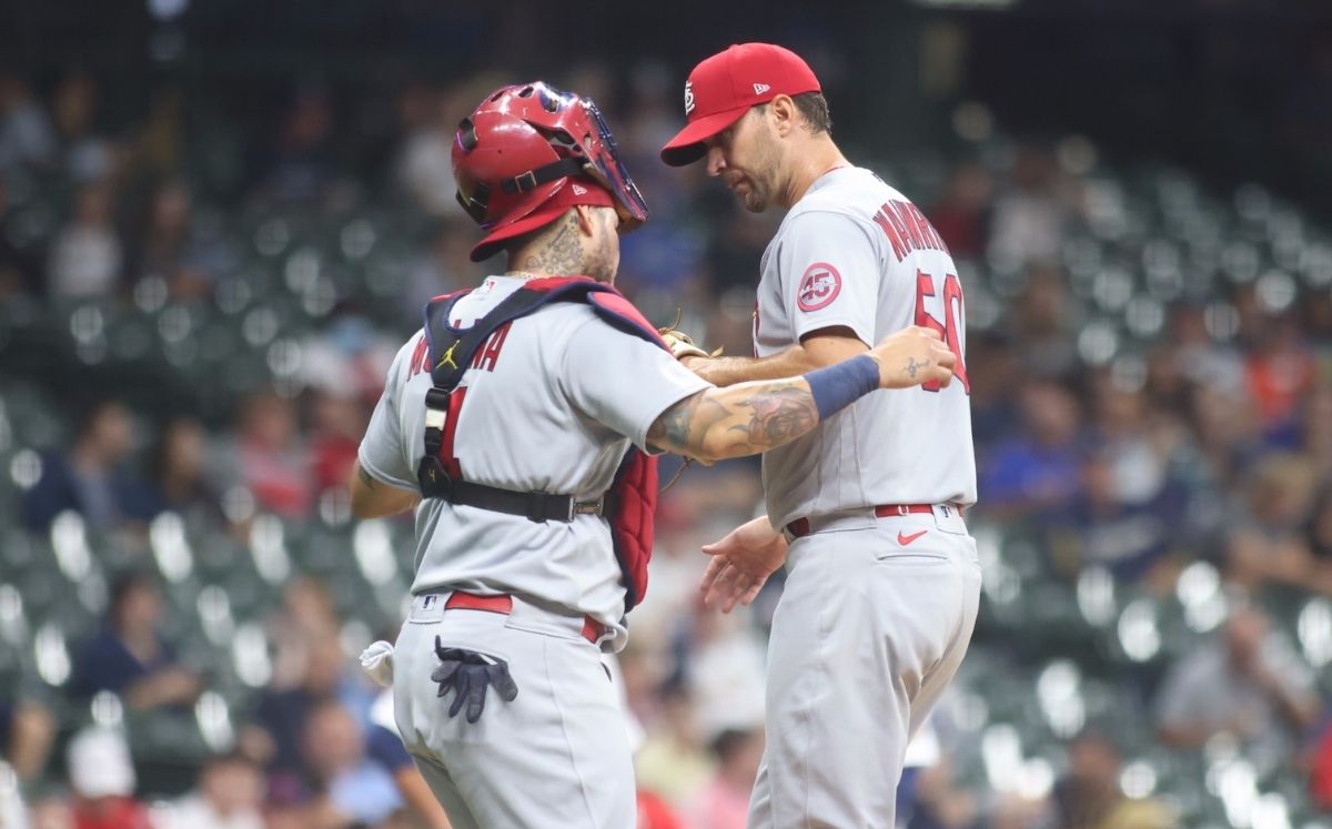 Molina y Wainwright son la cuarta pareja de MLB en hacer batería 300 juegos. (@Cardinals)