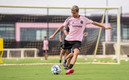 Romeo Beckham durante una práctica con el Inter Miami. (FOTO: Romeo Beckham)