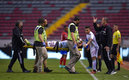 Alexis Vega salió de cambió por lesión. (Foto: Imago7)