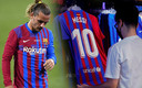 Las camisetas de Messi y Griezmann ya no figuran en sus tiendas. (Foto: AFP / @FCBarcelona)