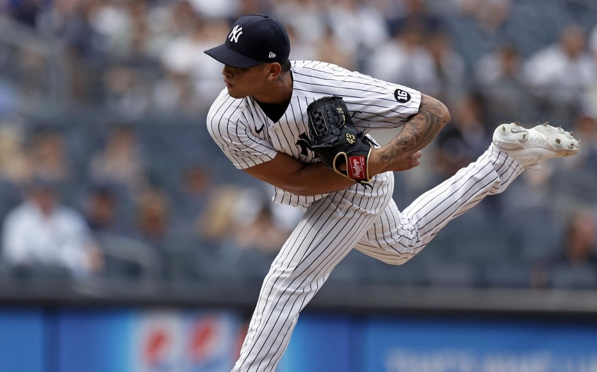 Jonathan Loáisiga ha sido un brazo importante en el bullpen de los Yankees este 2021. (AP)