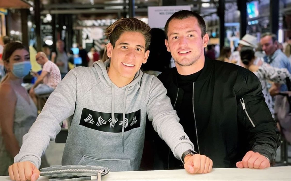Muñoz y Pizzuto se encontraron en España.