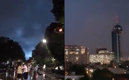 Las luces en el cuelo que se vieron en la Ciudad de México.