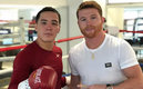 Canelo Álvarez le mostró su apoyo a Óscar Valdez. (Foto @oscarvaldez56)