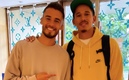 Diego Reyes y Toscano se tomaron la fotografía del recuerdo. (Foto: Diego Reyes)