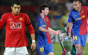 Cristiano Ronaldo se despidió del Manchester United ante Messi. (Foto: AFP / Champions Lague)