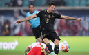 Lewandowski tuvo problemas de abductores. (FOTO: AFP)