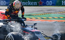Verstappen fue sancionado con tres puestos. (Foto: AFP)