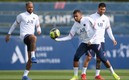 Neymar, Messi y Mbappé con el PSG. Foto: AFP