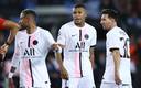El tridente del PSG 'Messi, Neymar y Mbappé' sólo duró 50 minutos (AFP)