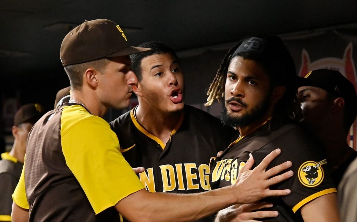 El incidente se dio en la quinta entrada tras la expulsión del manager. (MLB.com)