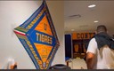 Tigres decoró su vestidor del Estadio BBVA para el Clásico Regio (Twitter @TigresOficial)