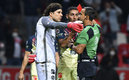Cáceres fue expulsado ante Toluca. (Foto: Imago7)